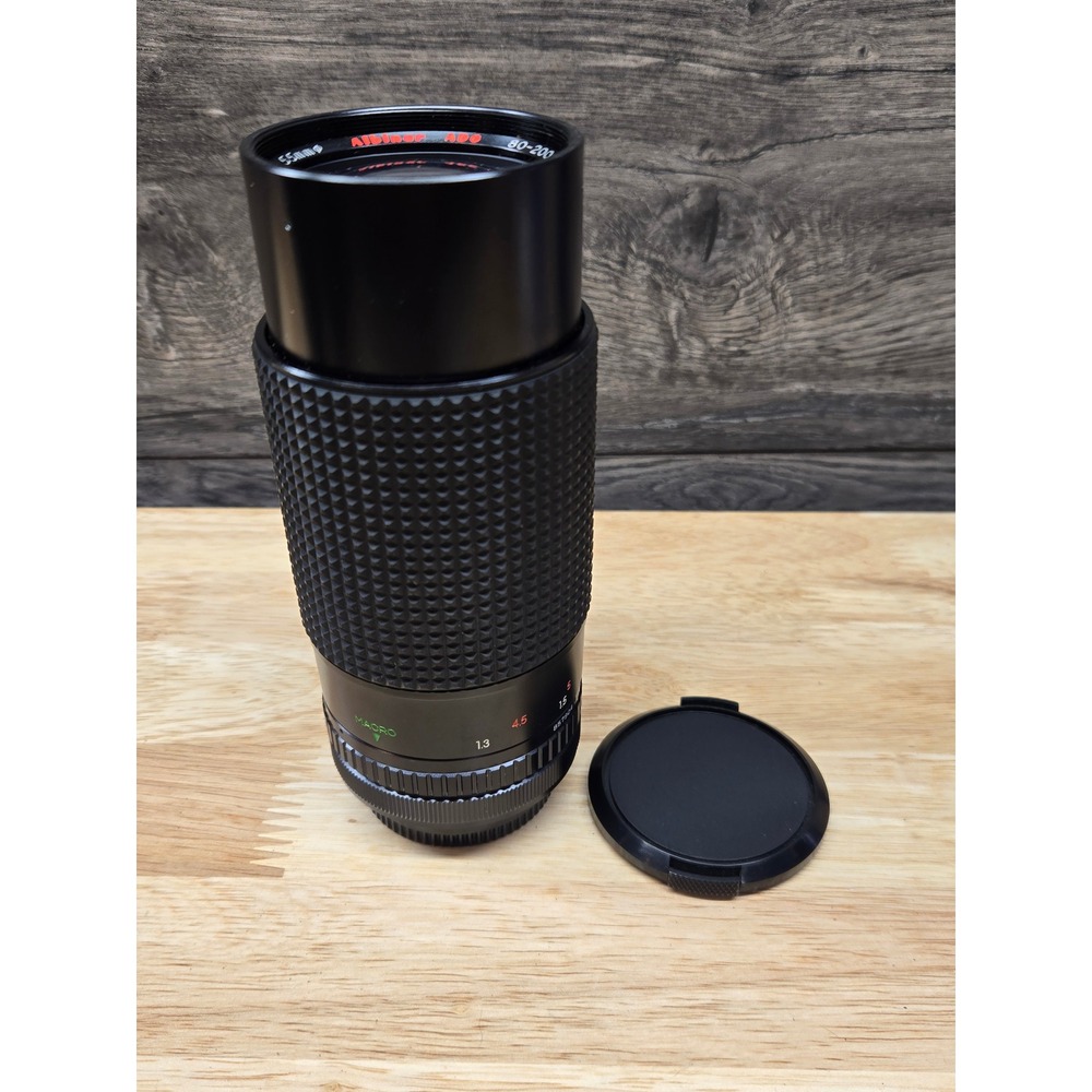 Albinar ADG 80-200mm f3.9 MC Macro Zoom Lens 55mm No. 85119500 Black Vintage